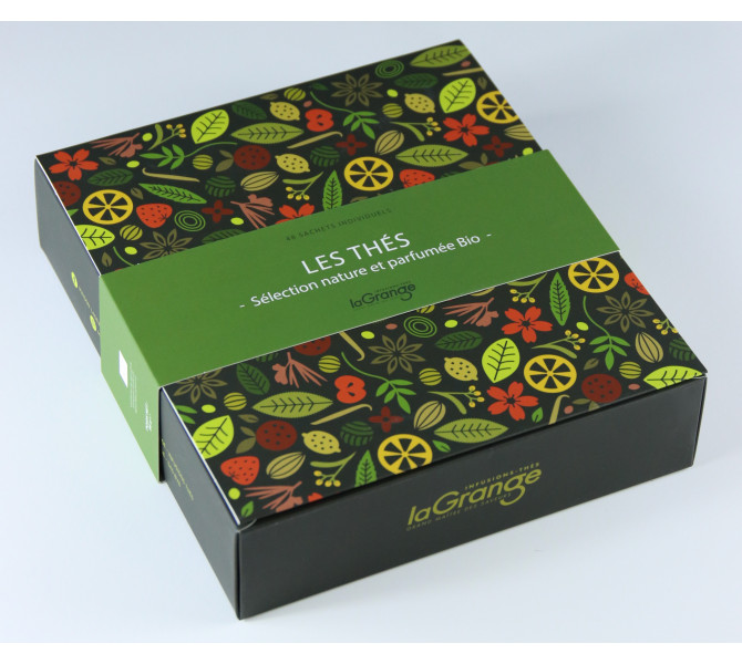 Coffret LES THES Bio  laGrange - 6 références - 48 sachets - lot de 3