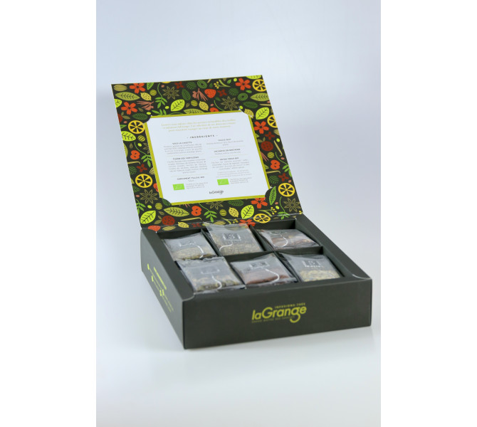 Coffret LES INFUSIONS laGrange - 6 références - 48 sachets - lot de 3