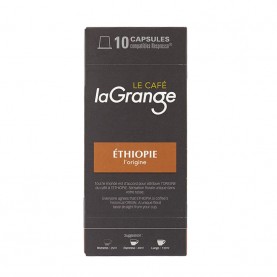 ETHIOPIE L'ORIGINE - Capsule café laGrange - boite de 10 - carton de 12 boites