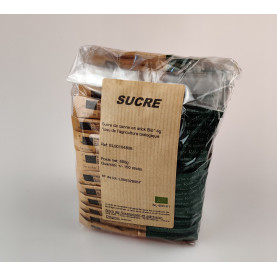 Sucre de canne en stick bio 4g - carton de 1200g soit 300 pièces