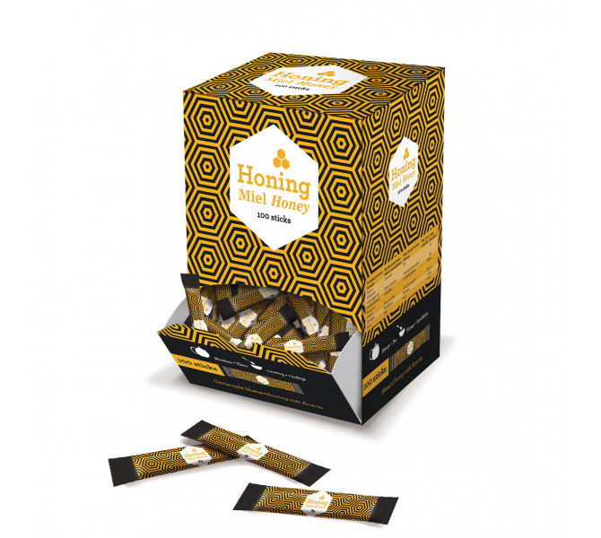 Sticks de miel - carton 800g soit 100 sticks
