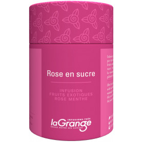 Rose en sucre. Infusion