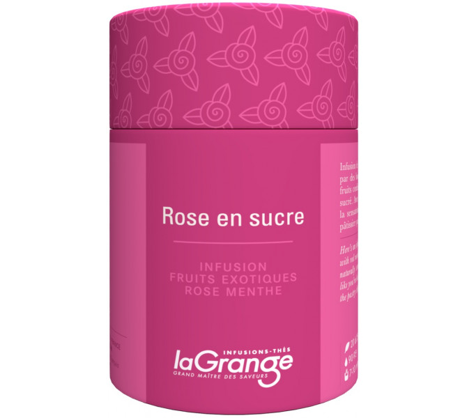 Rose en sucre. Infusion