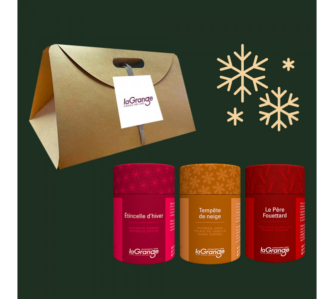 Coffret de Noël : cadeaux de thés, rooïbos et infusion à offrir