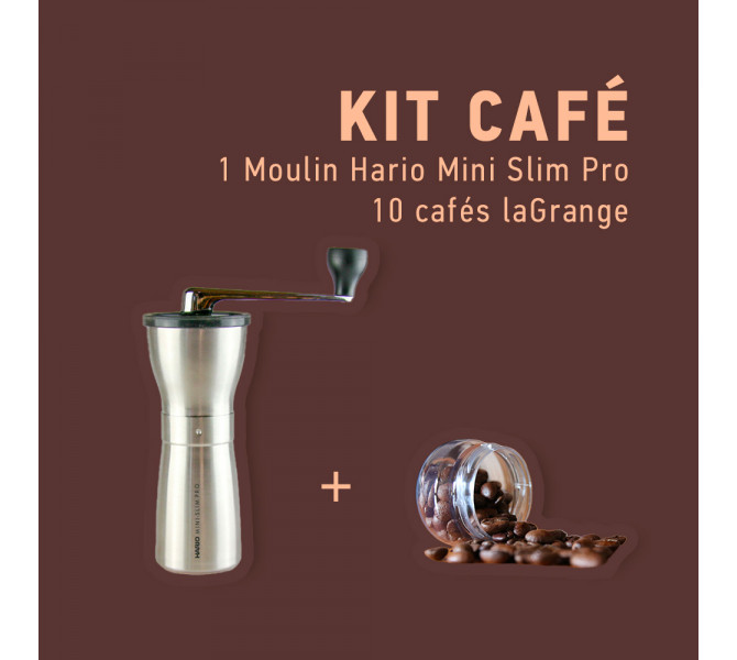 Kit moulin + 10 cafés laGrange