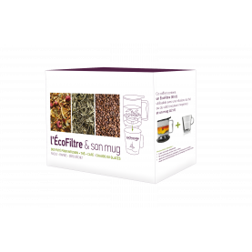 Coffret Ecofiltre et son mug + infusions thés cafés