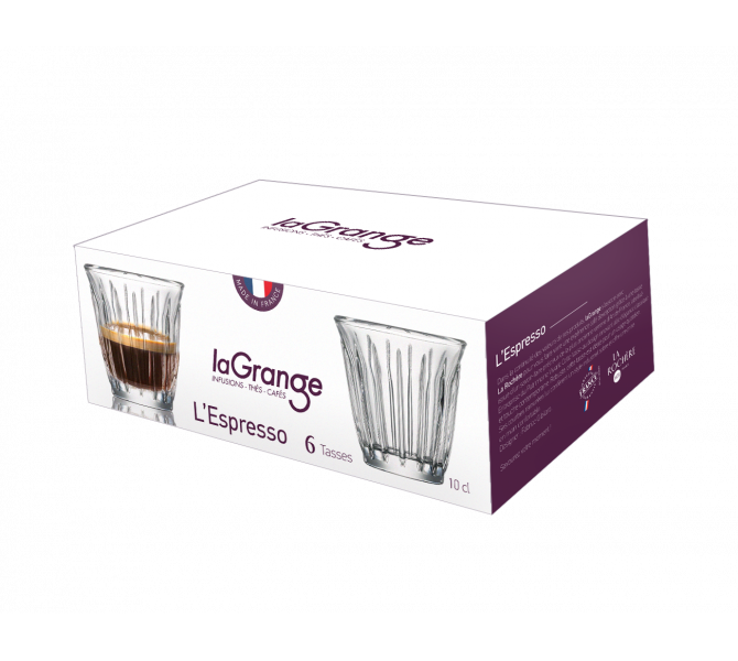 Coffret tasses l'Espresso & 1 café laGrange