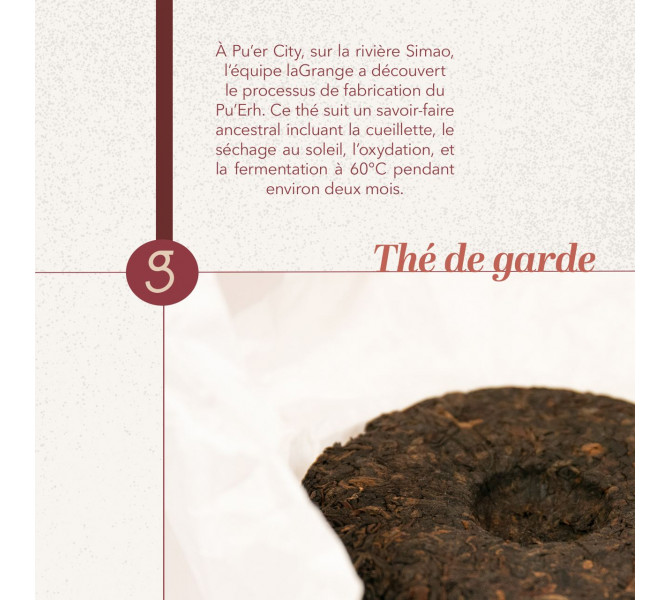 Thé millésimé - Galette Pu'erh