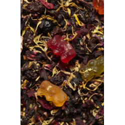 Infusion bonbons hibiscus fruits rouges