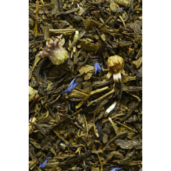 Thé vert de Chine palais de bergamote fleurs de Bleuet BIO | Infusions & Thés vrac laGrange