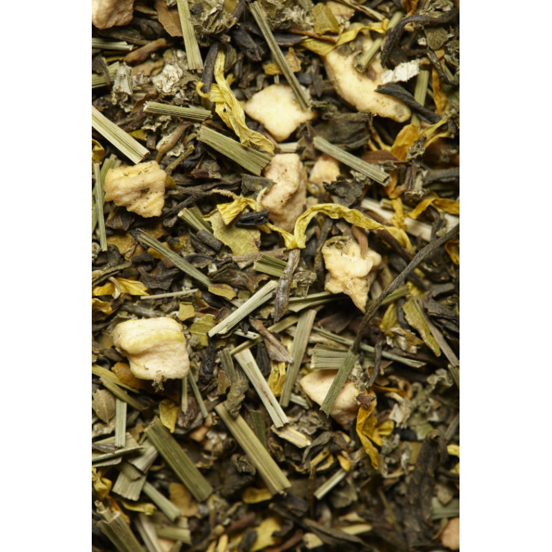 Thé vert et blanc gingembre citronnelle