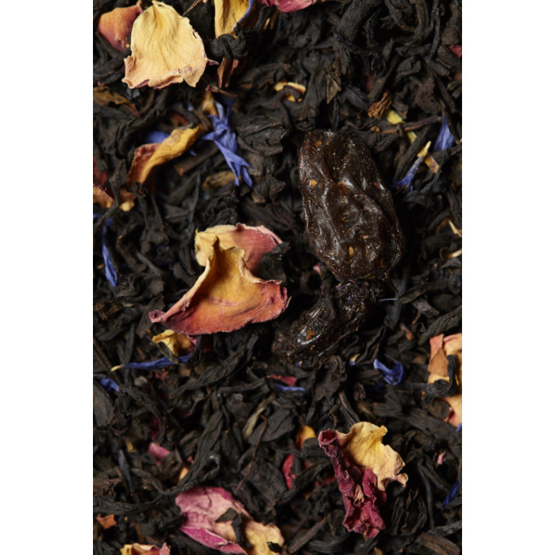 Thé noir ananas raisin