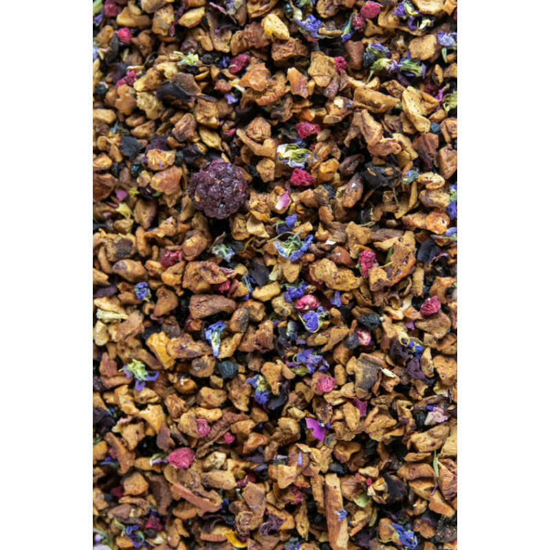 Infusion violette sureau et fruits rouges