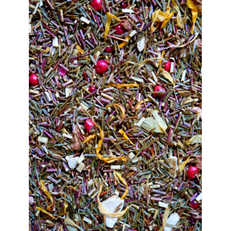 Rooibos vert pêche de vigne BIO