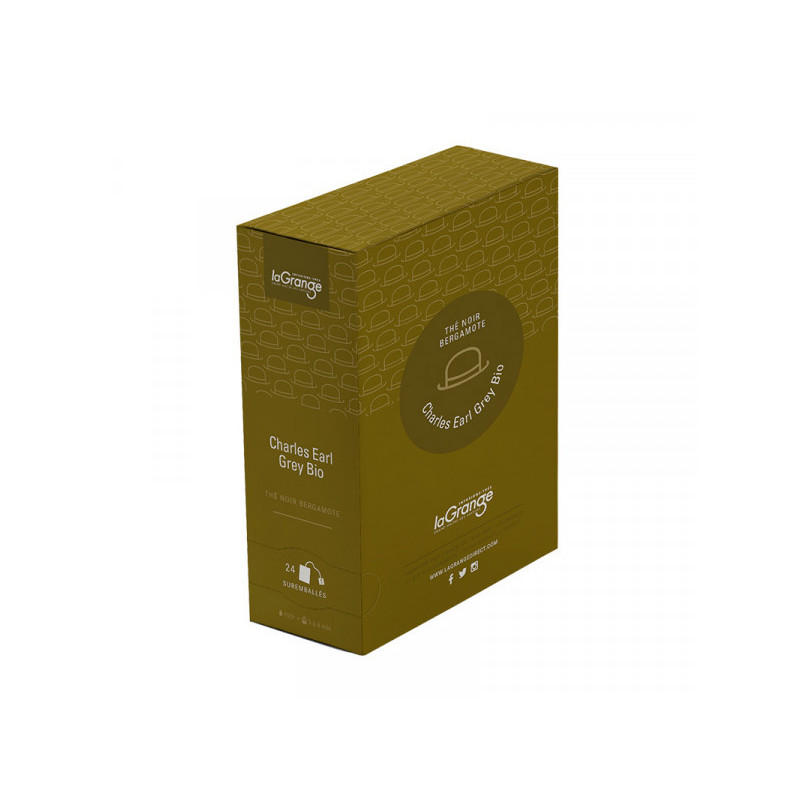 Thé Charles Earl Grey BIO - Boîte 24 sachets