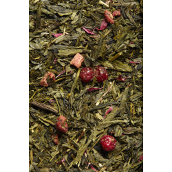 Thé vert fraise groseille