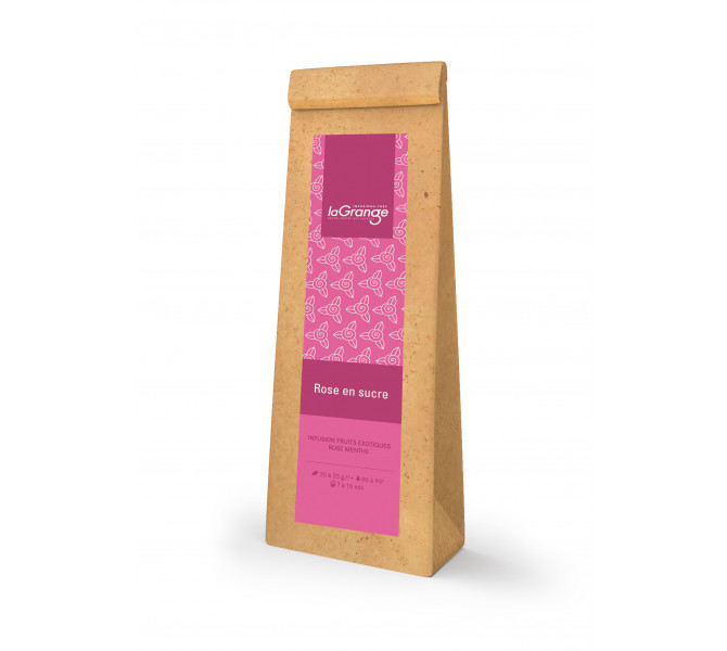 Infusion Rose en sucre - Vrac 100g
