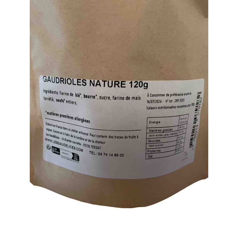 Biscuits nature Gaudrioles │ Les Gaudélices
