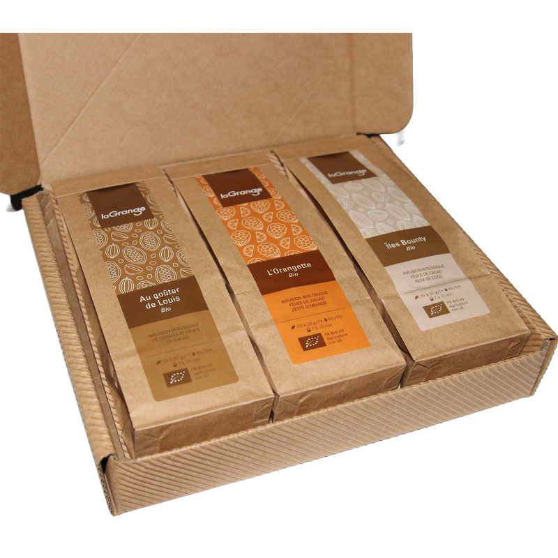 Coffret découverte infusions cacao Bio I laGrange