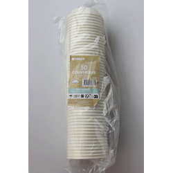 Couvercle gobelet café/thé 8 oz – Lot de 50 | Maison laGrange