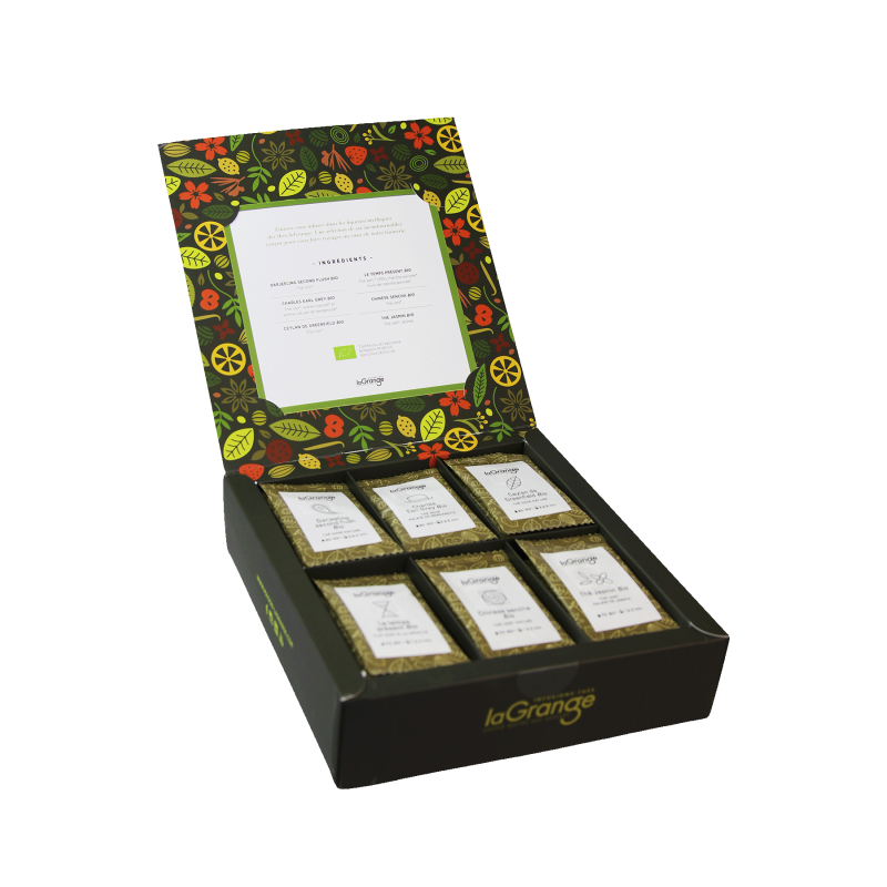 Coffret LES THÉS BIO | Tisanerie sachet individuel laGrange